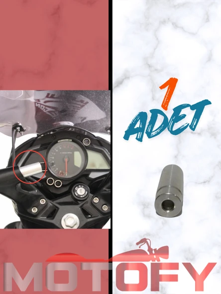 BAJAJ PULSAR RS200 NS200 TELEFON TUTUCU BRAKETİ GİDON BARI (1 ADET) ürün görseli