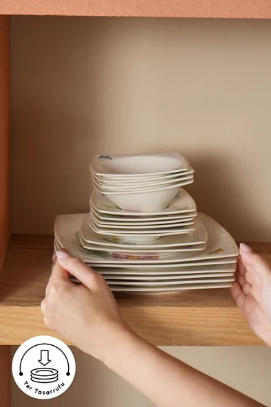 Forever Bone Velora 26 Parça 6 Kişilik Kahvaltı Takımı - Resim 7