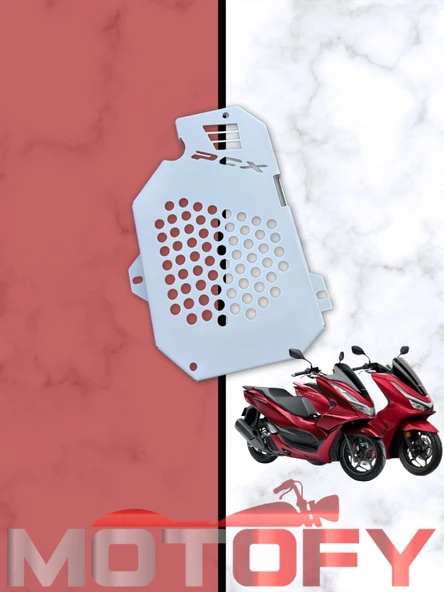 HONDA PCX 125 2021 2024 METAL RADYATÖR KORUMA DEMİRİ BEYAZ ürün görseli