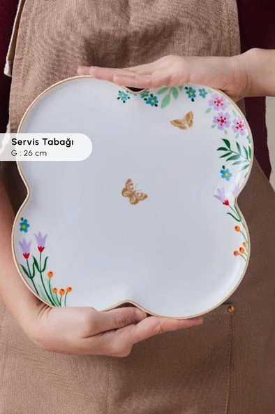 Stream Bone Lunetta 34 Parça 6 Kişilik Kahvaltı Takımı - Resim 5