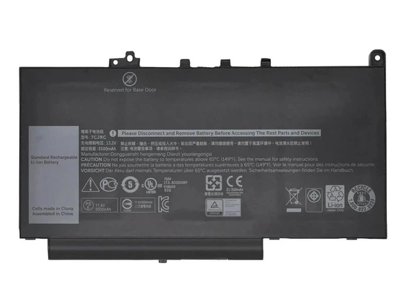 Dell Latitude E7270 Laptop Batarya ile Uyumlusı, Pil - 3 cell ürün görseli 1