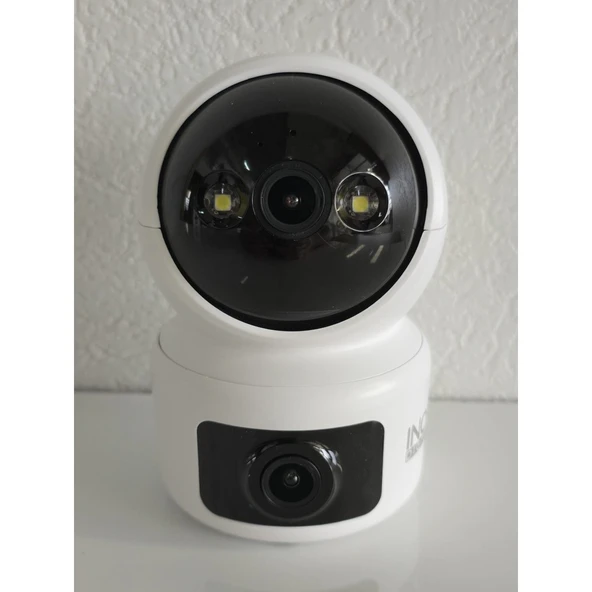 12 Ipc 3+3 Megapiksel 1080P Full Hd Wi-Fi Çift Lensli Gece Görüşlü Bebek Kamerası - Resim 2