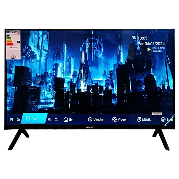 ATV-332 32" 81 Ekran Dahili Uydu Alıcılı HD Ready Smart LED TV - Resim 2