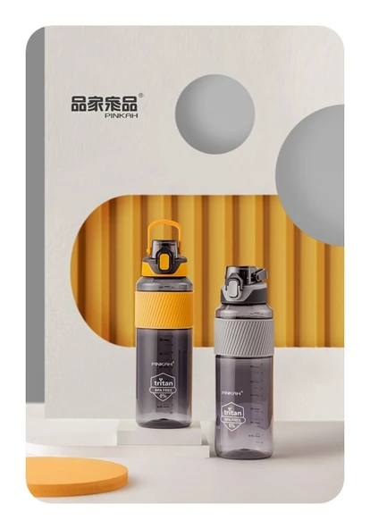 Pınkah PJ-773 1100ml Gri Tritan Matara ürün görseli