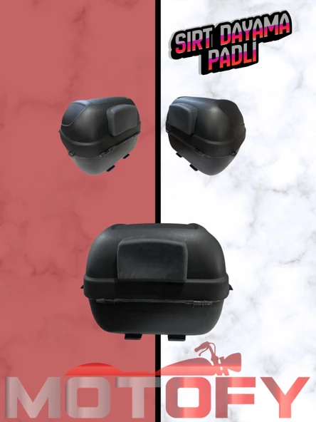 TİEN MOTOSİKLET ÇANTASI TOPCASE SIRT TAYAMA PADLİ 35 LİTRE - Resim 3