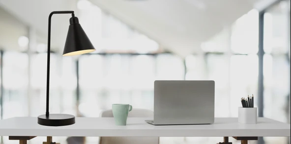 AVONNI ML-62077-02 Siyah Boyal? Masa Lambası E27 Metal 32x16cm - Resim 3