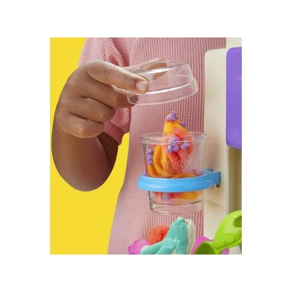 G0028 Play-Doh Gökkuşağı Dondurma Makinesi Oyun Seti+3 yaş - Resim 2