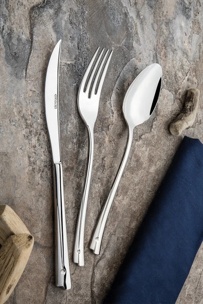 Accura 84 Parça 12 Kişilik Lüks Kutulu Çatal Kaşık Bıçak Seti ürün görseli