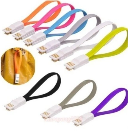 Micro USB 20 cm Mıknatıslı PowerBank Kablosu (Mavi) ürün görseli