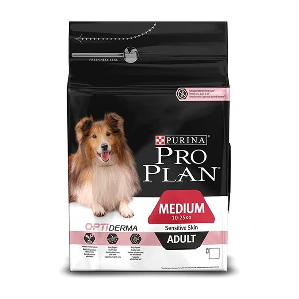 Pro Plan Medium Sensitive Somonlu Hassas Köpek Maması 3 kg ürün görseli 1