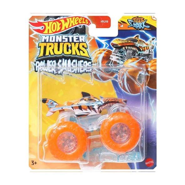 HYJ19 Hot Wheels Monster Trucks Power Smashers 1:64 Arabalar - Resim 4