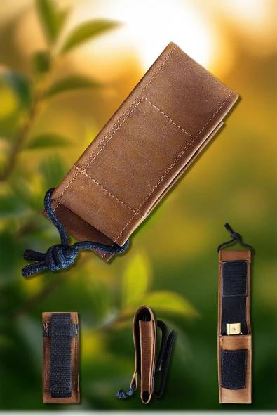 İmperteks Kumaş Cırtlı Çakı Kılıfı Bıçak Kılıfı Kemer ve Palaska Uyumlu Ykf-312 ürün görseli 1