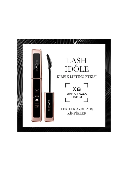 Lancome Lash IdOle Lifting Etkili Hacim Veren Maskara 01 Siyah - Resim 2