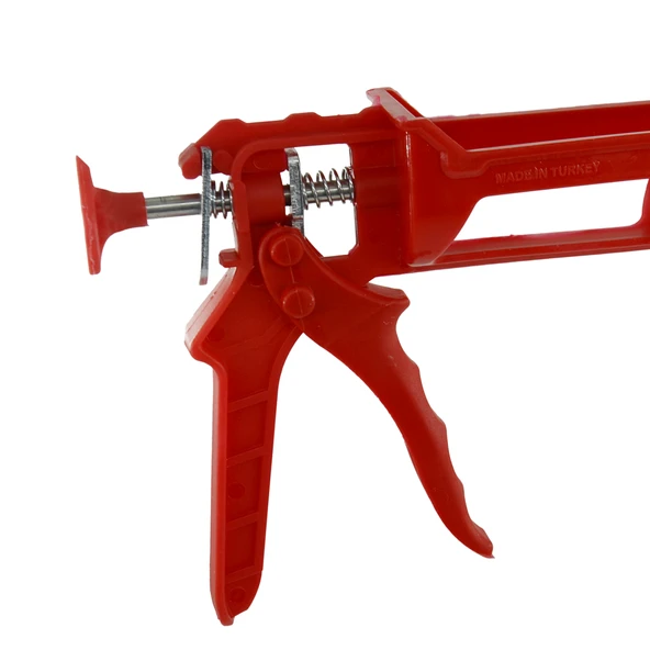 FRS Kırmızı Plastik Tüp Silikon Tabancası 82 kg Baskı Gücü - Resim 3