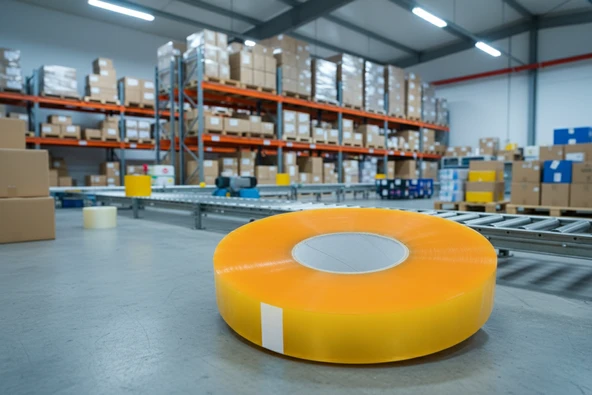 Büyük Rulo 45mm x 925m Makine Bandı Paketleme Bandı m2 - Resim 4