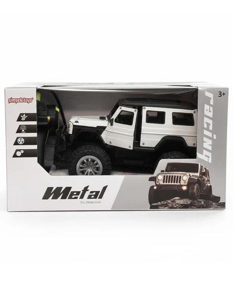 Şimşek Toys Uzaktan Kumandalı 1:20 Şarjlı Metal Off Road Işıklı Arazi Aracı Beyaz 682 ürün görseli 1