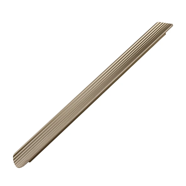 Kanal Kulp Gold Çizgili 320 mm Metal Mobilya Gardırop Çekmece Dolap Kapak Kulpu Kulbu Modern Kulplar ürün görseli