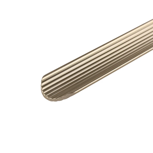 Kanal Kulp Gold Çizgili 320 mm Metal Mobilya Gardırop Çekmece Dolap Kapak Kulpu Kulbu Modern Kulplar - Resim 6