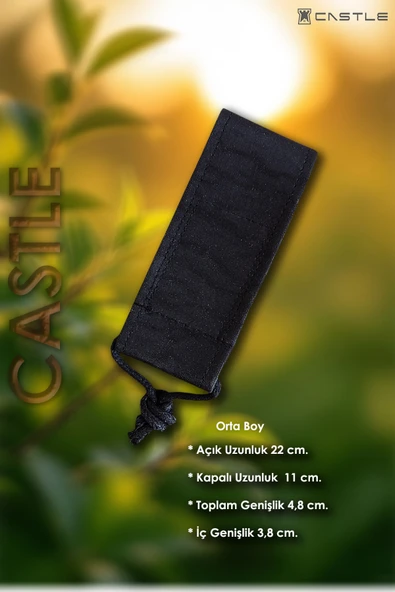 İmperteks Kumaş Cırtlı Çakı Kılıfı Bıçak Kılıfı Kemer ve Palaska Uyumlu Ykf-315 - Resim 2