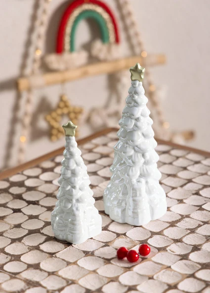 The Mia Dekoratif Yılbaşı Ağacı 7x6x15 cm - Resim 5