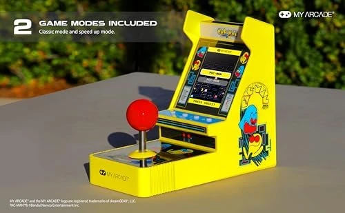 MY ARCADE JOYSTICK PLAYER PAC-MAN PORTABLE RETRO KONSOL - Resim 3