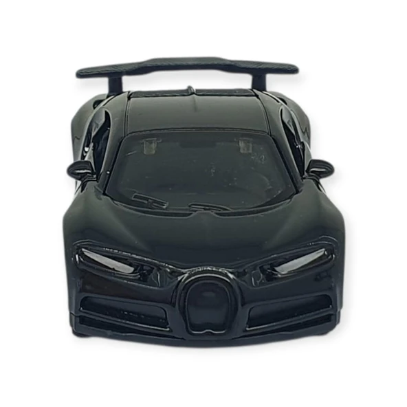 Çek Bırak Metal Küçük Arabalar 8 cm - 6411A-20 - Siyah - Resim 2