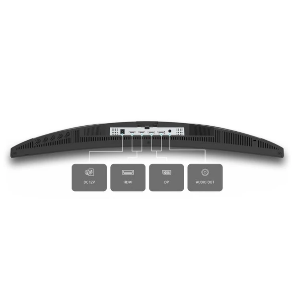 Casper 27" Excalibur Game Monitör Curved 300HZ 1ms (HDMI+Display) M.E27FVC-E - Resim 5