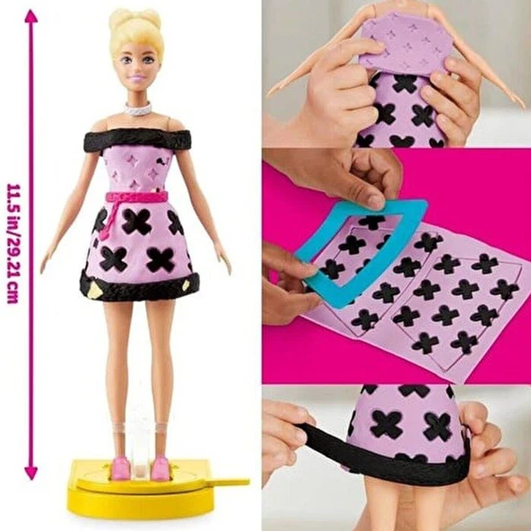 G1356 Play-Doh Barbie Designer Fashion Show - Tasarım Moda Show +3 yaş - Resim 4