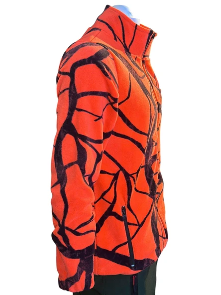 Hon Turuncu Desenli Polar ürün görseli