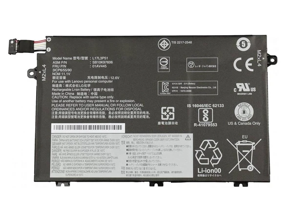 Lenovo ile Uyumlu ThinkPad E580 TP00095A Batarya Pil ürün görseli 1