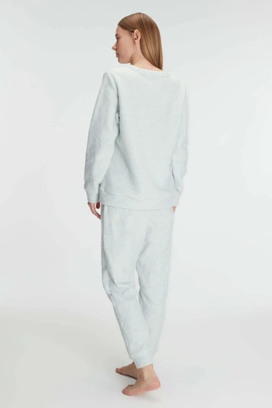 MDB MdbShop Uzun Kol Polar Pijama Takımı - Resim 2