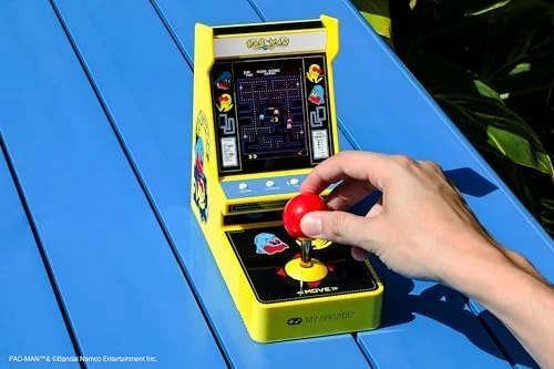 MY ARCADE JOYSTICK PLAYER PAC-MAN PORTABLE RETRO KONSOL - Resim 6