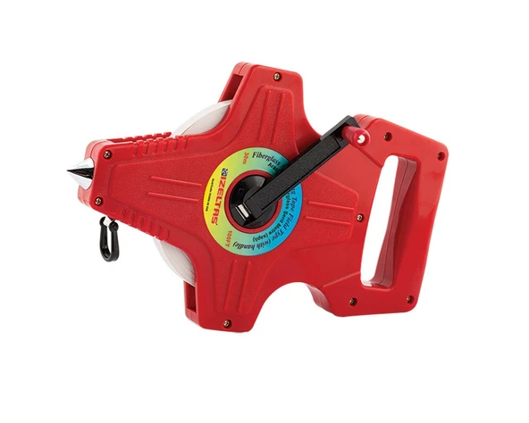 Arazi Tipi Fiberglas Şerit Metre Saplı 50 mt İzeltaş ürün görseli 1