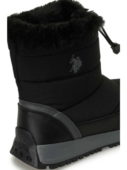 U.S.POLO ASSN RAINY 4PR SİYAH CASUAL SPOR OUTDOOR GÜNLÜK KÜRKLÜ BOT - Resim 9