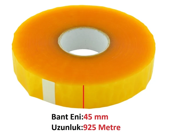 Büyük Rulo 45mm x 925m Makine Bandı Paketleme Bandı m2 ürün görseli