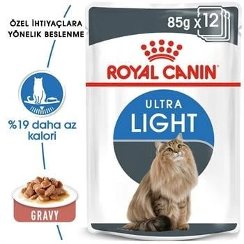 Royal Canin Light Weight Sos İçinde Yetişkin Kedi Konservesi 85gr X 12 Adet ürün görseli