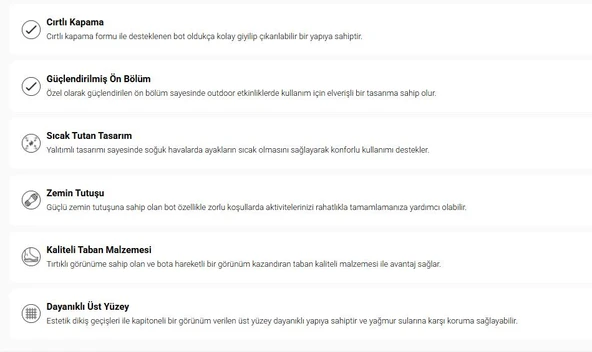 U.S.POLO ASSN.CLARK 4PR SİYAH CIRTLI OUTDOOR SPOR KADIN BOT&ÇİZME - Resim 10