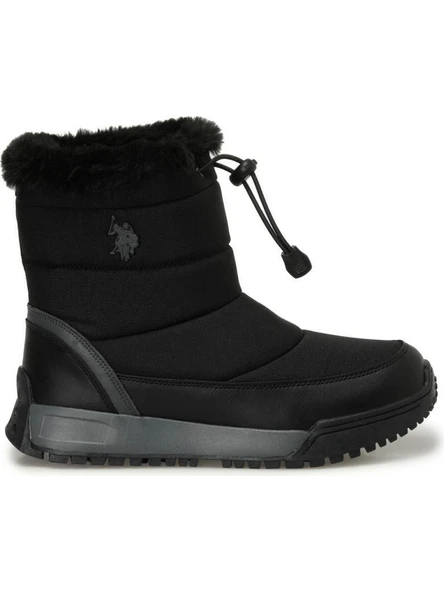 U.S.POLO ASSN RAINY 4PR SİYAH CASUAL SPOR OUTDOOR GÜNLÜK KÜRKLÜ BOT - Resim 3