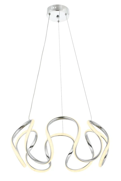 AVONNI AV-60418-K Krom Kaplama Modern Avize  Metal Pleksi 60cm ürün görseli 1