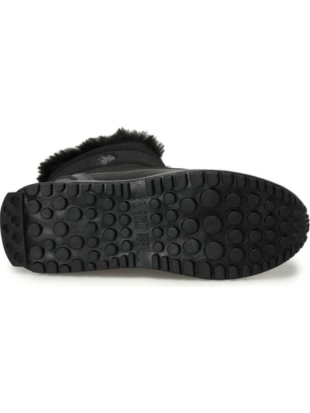 U.S.POLO ASSN RAINY 4PR SİYAH CASUAL SPOR OUTDOOR GÜNLÜK KÜRKLÜ BOT - Resim 8
