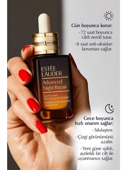 Yaşlanma Karşıtı Cilt Serumu - Advanced Night Repair Onarıcı Gece Serumu - 50 ml - Resim 2