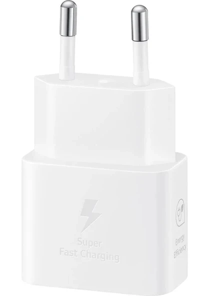 Samsung Galaxy S24 Fe Type C Hızlı Şarj Adaptörü (25W) - Resim 3