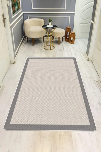 Modern Desenli Dijital Baskı Kaymaz Taban Halı H0268 Renkli 120 X 180 ürün görseli 1