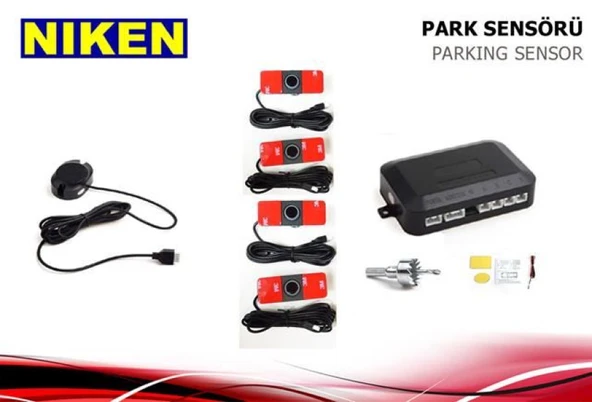Unıversal Park Sensoru Orjınal Tip Sensor Ses İkazlı Siyah - Niken 016 001 07 01 ürün görseli 1