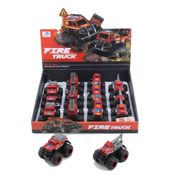 779-69A DUBLE SÜRTMELİ METAL DIECAST İTFAİYE ürün görseli