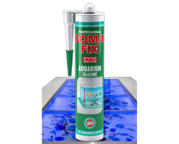 Akvaryum Silikonu Şeffaf SOMAFİX S220-280ml 320gr ürün görseli