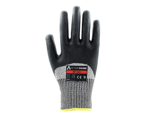 Köpük Nitril Kaplı Polietilen Kesilmeye Dayanıklı Eldiven XF 543 GR/SY NO:10 3/4 ürün görseli 1