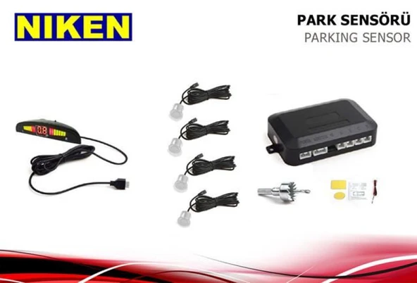 Unıversal Park Sensoru Led Ekran Ses İkazlı Gri - Niken 016 001 02 02 ürün görseli 1