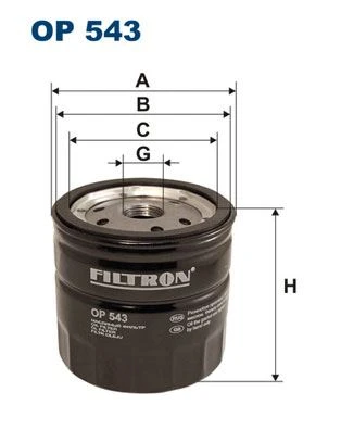 FILTRON OP543 YAĞ FİLTRESİ FIESTA 1.8DI-FOCUS 1.8TDCI-1.8DI/TDDİ-1.8T-CONNECT 02>14 1.8TDCI TRANSIT T15-T12 2.5TD 95>01 4M5Q6714BA-4M5Q6714B1A-1322152 ürün görseli 1
