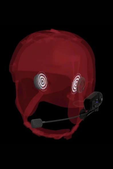 WOBO L-1 PRO Tek Kişilik Motosiklet Kask Bluetooth Intercom Kulaklık Seti - Resim 4